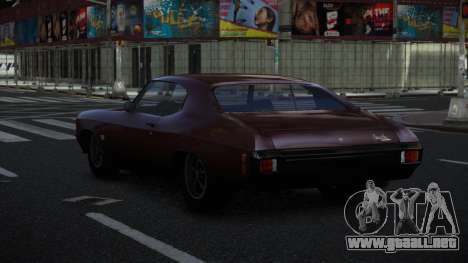Chevrolet Chevelle Luvucu para GTA 4