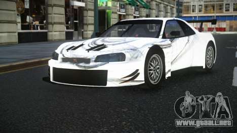 Nissan Skyline R34 GT-R Morley S9 para GTA 4