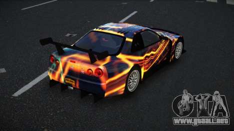 Nissan Skyline R34 GT-R Morley S7 para GTA 4