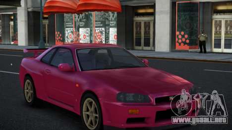 Nissan Skyline R34 Siswo para GTA 4