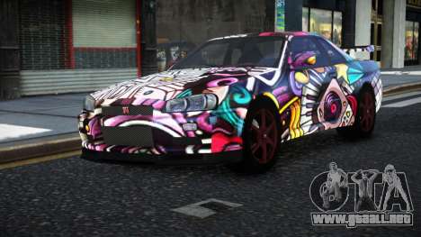 Nissan Skyline R34 Nolia S8 para GTA 4