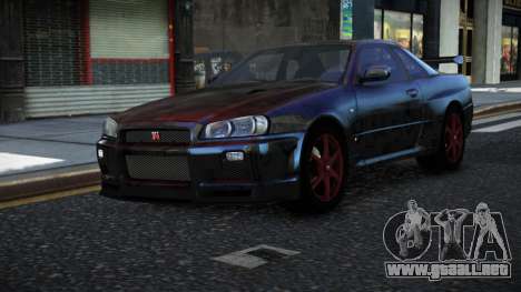 Nissan Skyline R34 Nolia S14 para GTA 4