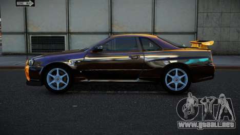 Nissan Skyline R34 Bassty S7 para GTA 4