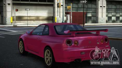 Nissan Skyline R34 Siswo para GTA 4