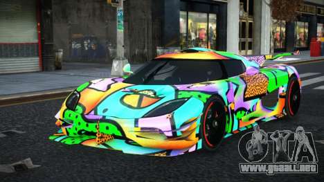 Koenigsegg Agera Nisanor S4 para GTA 4