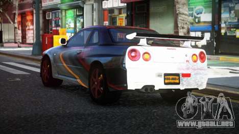 Nissan Skyline R34 Nolia S10 para GTA 4