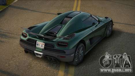 Koenigsegg Agera R Jornas para GTA San Andreas