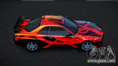 Nissan Skyline R34 Bassty S12 para GTA 4