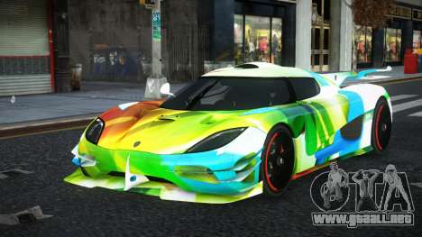 Koenigsegg Agera Nisanor S12 para GTA 4
