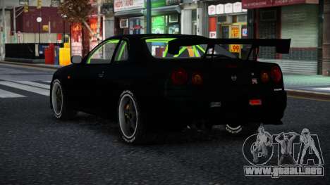 Nissan Skyline R34 Ujon para GTA 4