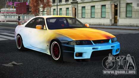 Nissan Skyline R33 Joroca S11 para GTA 4