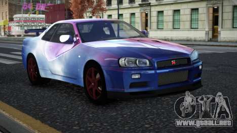 Nissan Skyline R34 Nolia S6 para GTA 4
