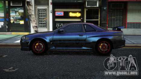 Nissan Skyline R34 Nolia S14 para GTA 4