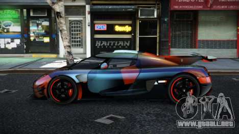 Koenigsegg Agera Nisanor S5 para GTA 4