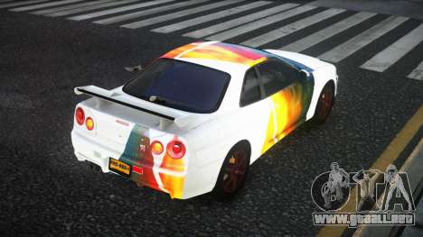 Nissan Skyline R34 Nolia S9 para GTA 4