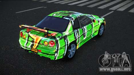 Nissan Skyline R34 Bassty S1 para GTA 4