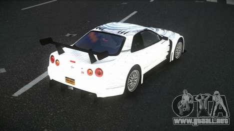 Nissan Skyline R34 GT-R Morley S9 para GTA 4