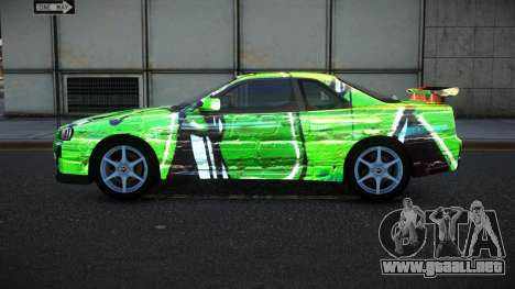 Nissan Skyline R34 Bassty S1 para GTA 4