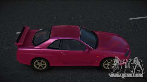 Nissan Skyline R34 Siswo para GTA 4
