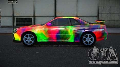 Nissan Skyline R34 Bassty S14 para GTA 4