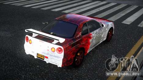 Nissan Skyline R34 Nolia S10 para GTA 4