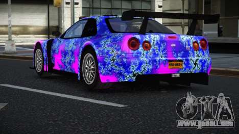 Nissan Skyline R34 GT-R Morley S2 para GTA 4