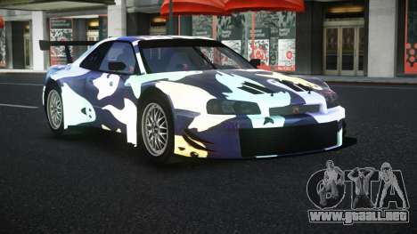 Nissan Skyline R34 GT-R Morley S5 para GTA 4