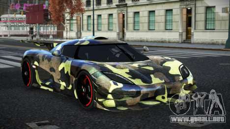 Koenigsegg Agera Nisanor S7 para GTA 4