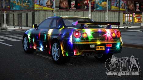 Nissan Skyline R34 Bassty S2 para GTA 4