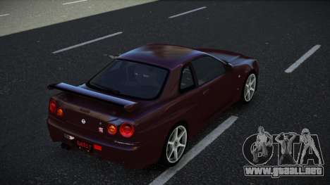 Nissan Skyline R34 Aheg para GTA 4