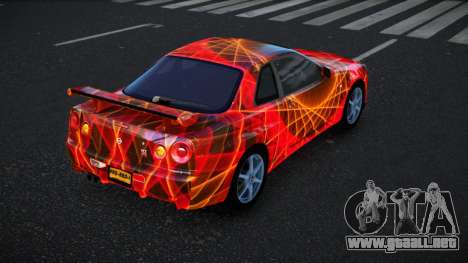 Nissan Skyline R34 Bassty S13 para GTA 4