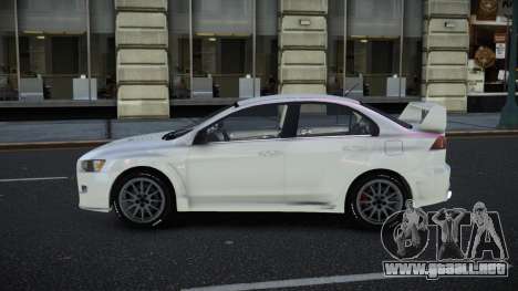 Mitsubishi Lancer Evolution X Bupvemo para GTA 4