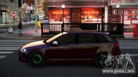 Audi RS3 Uvib para GTA 4