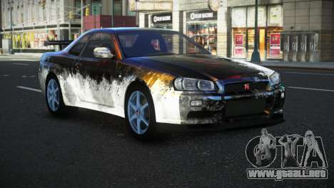 Nissan Skyline R34 Bassty S5 para GTA 4