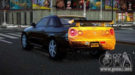 Nissan Skyline R34 Bassty S7 para GTA 4
