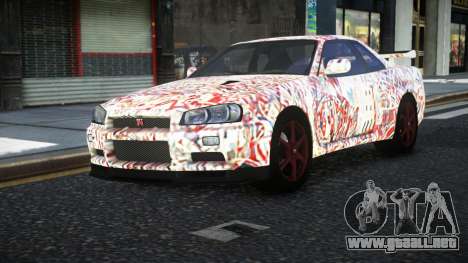 Nissan Skyline R34 Nolia S1 para GTA 4