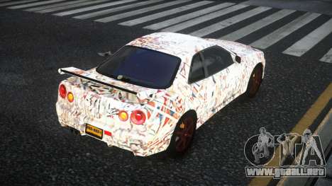 Nissan Skyline R34 Nolia S1 para GTA 4