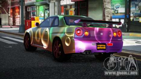 Nissan Skyline R34 Nolia S2 para GTA 4
