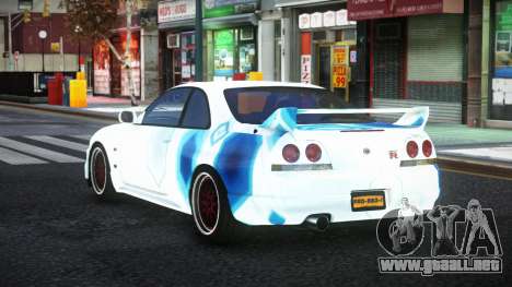 Nissan Skyline R33 Joroca S7 para GTA 4