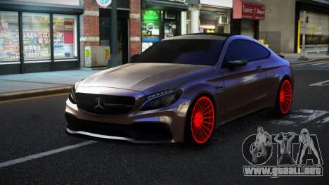 Mercedes-Benz C63S AMG Qoyihi para GTA 4