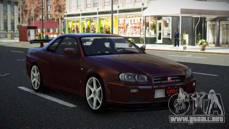Nissan Skyline R34 Aheg para GTA 4