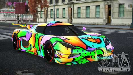 Koenigsegg Agera Nisanor S4 para GTA 4