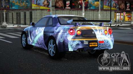 Nissan Skyline R34 Bassty S3 para GTA 4