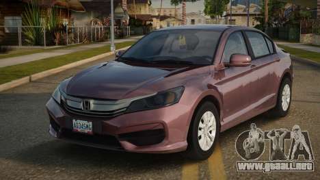 Honda Accord 2022 (Venezuela Sedan) para GTA San Andreas