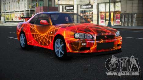 Nissan Skyline R34 Bassty S13 para GTA 4