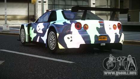 Nissan Skyline R34 GT-R Morley S5 para GTA 4