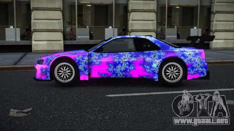 Nissan Skyline R34 GT-R Morley S2 para GTA 4