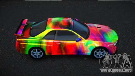 Nissan Skyline R34 Bassty S14 para GTA 4
