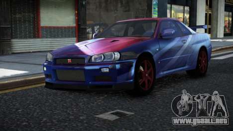 Nissan Skyline R34 Nolia S6 para GTA 4