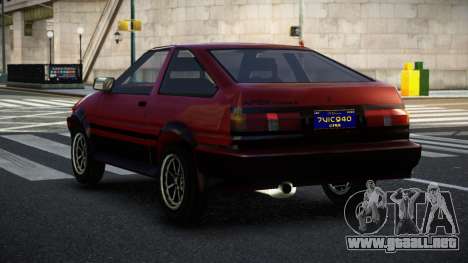 Toyota AE86 Pimumok para GTA 4